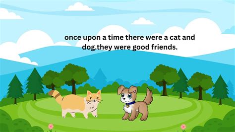 The Dog And A Cat Story Short Story In English For Kids Youtube