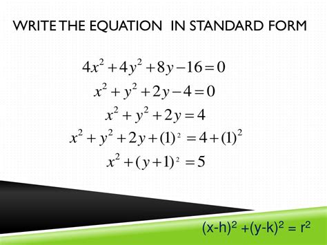 Ppt Understanding Conic Sections Circles And Their Equations