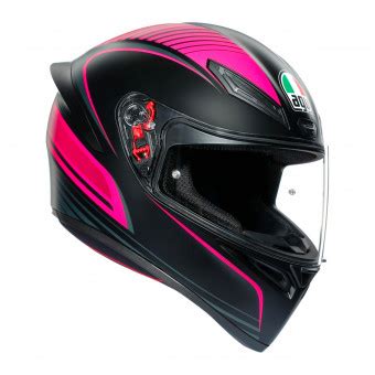 Helmet Agv K Warmup Black Pink In Stock Icasque Co Uk