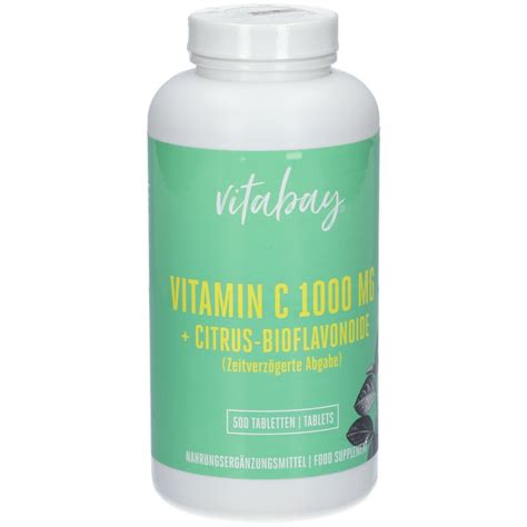 Vitabay VITAMIN C 1000 Mg Citrus Bioflavonoide 500 St Shop