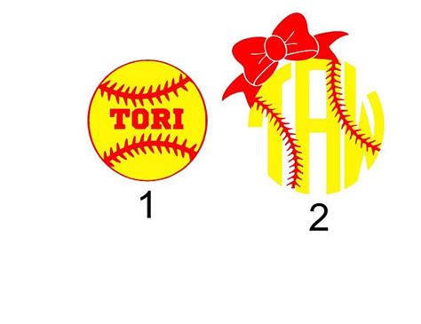 Personalized Softball Decal Team Decal Softball Player Decal