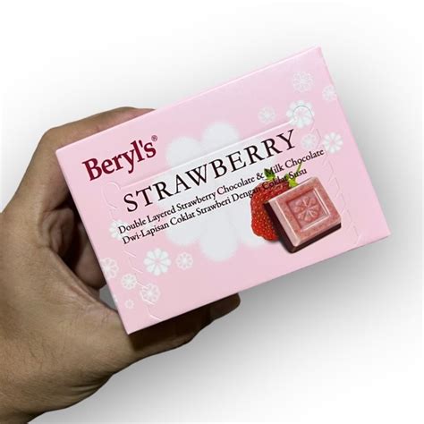 Beryl S Double Layered Strawberry Milk Chocolate 60g Lazada PH