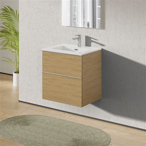 Waschtischunterschrank Lavoa Cm Mit Waschbecken Farbe W Hlbar