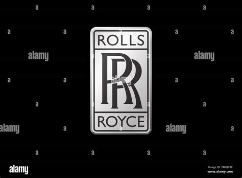 Rolls Royce Motors, Logo, Black Background Stock Photo - Alamy