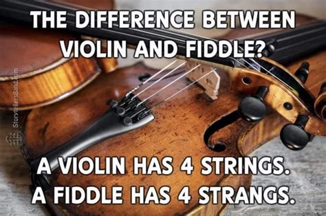 The Difference Between Violin And Fiddle A Violin Has Strings A