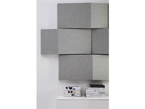 Fabric Decorative Acoustical Panels Triline Wall By Abstracta Design Anya Sebton