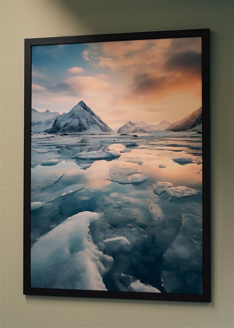 Arktische Landschaft Poster Von Drdigitaldesign Printler
