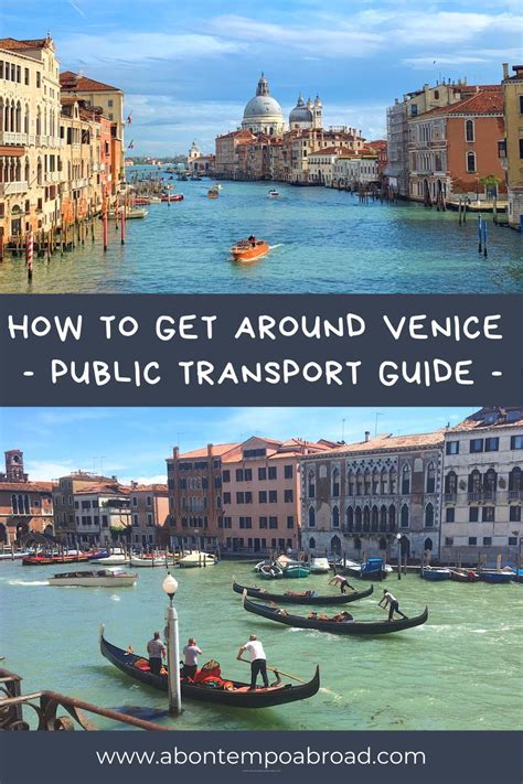 How To Get Around Venice A Guide To Public Transport A Bontempo