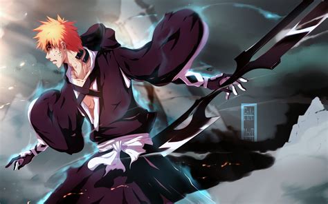 #4582771 #Bleach, #anime boys, #Kurosaki Ichigo, #redhead, #anime, # ...