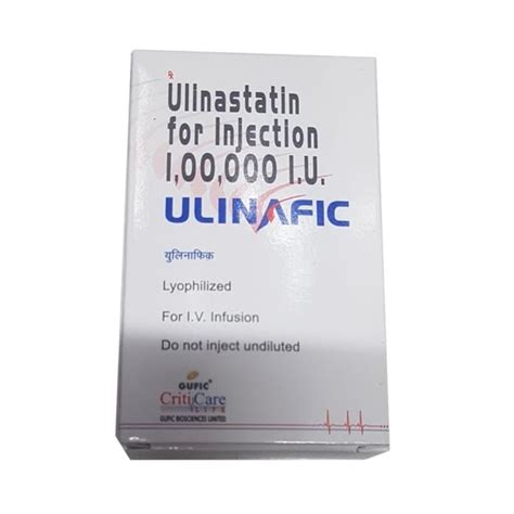 100000 IU Ulinastatin Injection Packaging Type Vial At Rs 850 Vial In