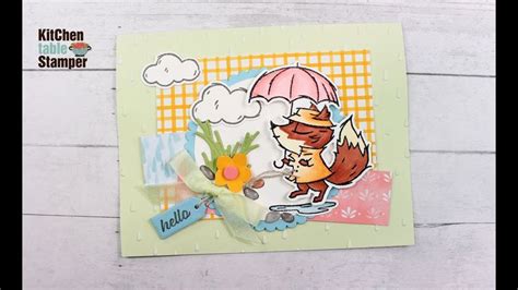 Stampin Up Rain Or Shine Stamp A Stack Card Class Of Hello Fox