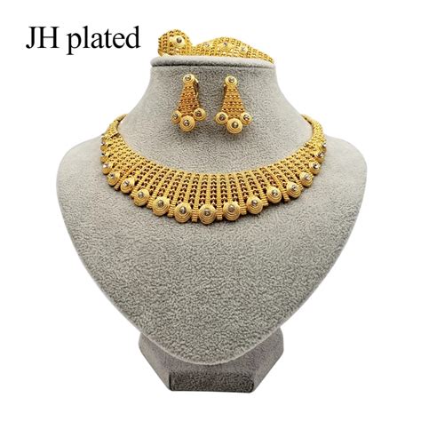 Dubai Fashion Gold Color Jewelry Sets African Bridal Wedding Gifts