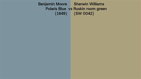 Benjamin Moore Polaris Blue Vs Sherwin Williams Ruskin Room