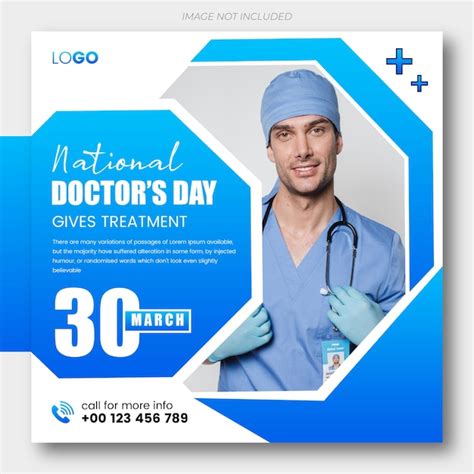 Premium Psd Psd National Doctors Day Instagram Post Design Template Psd