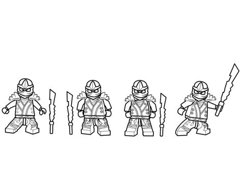 Ninjago Para Colorear Pintar E Imprimir