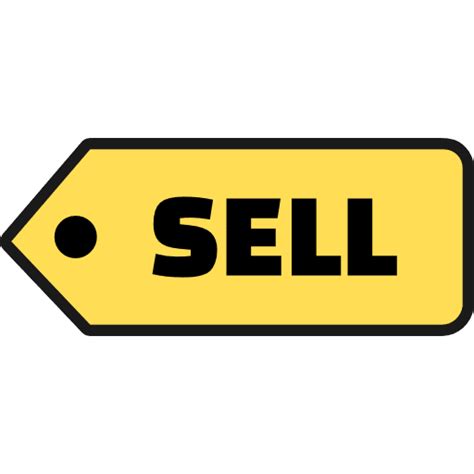 Sell Label Color Icon SVG Vector & PNG Free Download | UXWing 