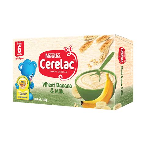 Cerelac Wheat Banana And Milk Infant Cereal 120g Lazada Ph