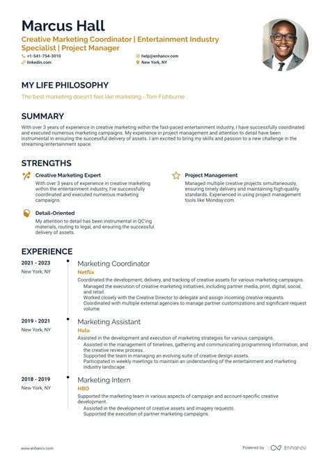 5 Creative Marketing Resume Examples & Guide for 2025