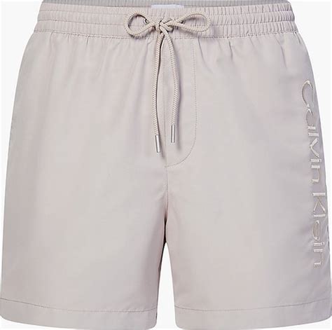 Calvin Klein Heren Zwemshort Soft Beige S Bol