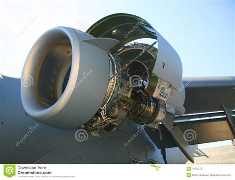 C-17 Military Aircraft Engine Stock Photography - Image: 1175072