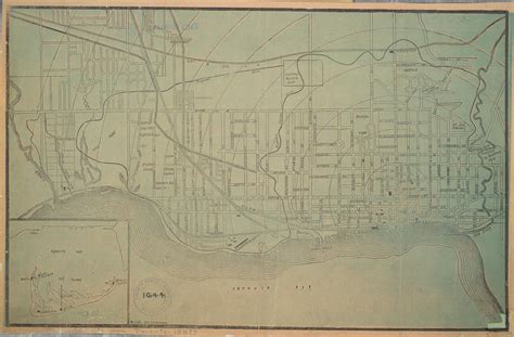 Star Engraving Co Map Of Toronto All Items Digital Archive