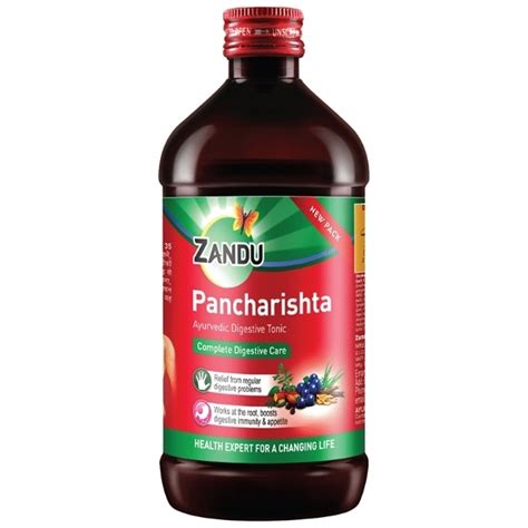 Zandu Pancharishta Syrup in Hindi झड पचरषट सरप क जनकर लभ