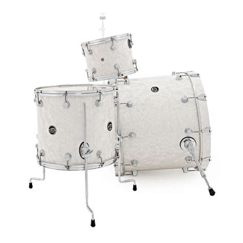 Dw Drums Performance Series 22 3 Piece Shell Pack White Marine