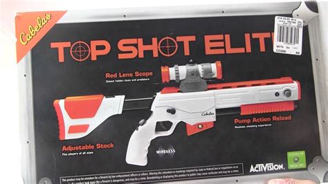 Cabelas Top Shot Elite Wireless Gun Controller For Xbox 360 Youtube