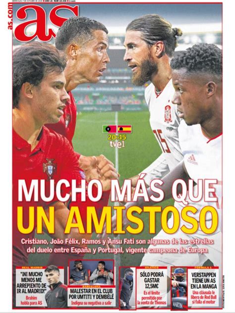 La Portada Del Diario As 07 10 2020