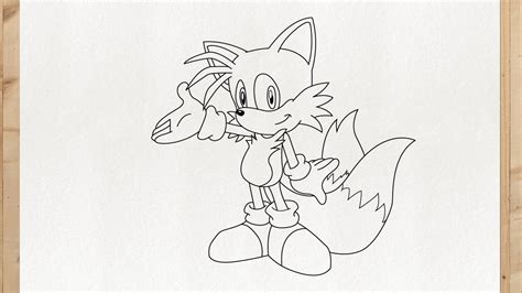 Como Desenhar O Tails Do Sonic Boom Cl Ssico Passo A Passo F Cil