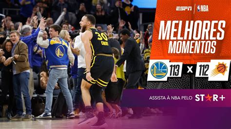 Curry Faz MÁgica E Garante Vitória Dos Warriors Sobre Os Suns Na Nba