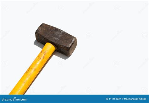 Old Pound Hammer Place Used in Construction Isolated Stock Image ...