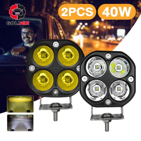 Lampu Sorot Tembak LED Bar CWL CREE 4 Titik Mata 40 Watt Mobil Motor