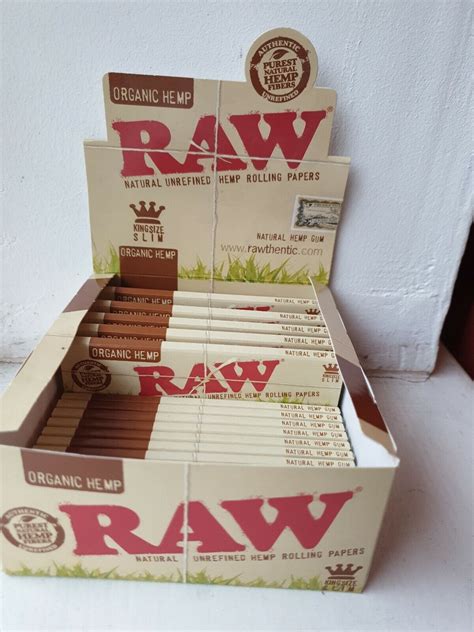 Raw Rizla Organic Kingsize Slim Rolling Papers Bulk Wholesale Ebay