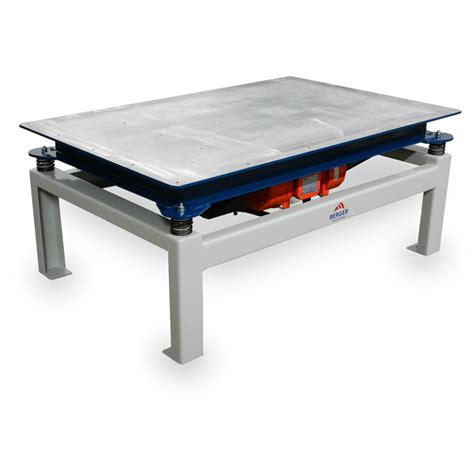 Syst Me De Table Vibrante Pour Le Test De Composants Berger Maschinenbau