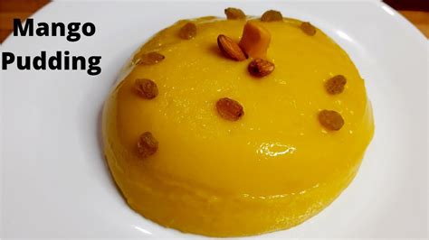 No Gelatin No Agar Agar Mango Pudding Recipe Mango Pudding Recipe Mango Pudding Youtube