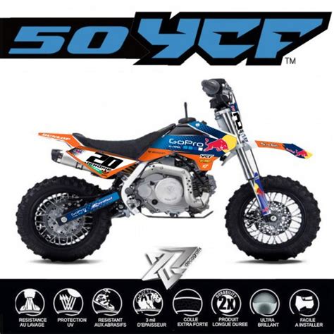 Decografix Propose Pour Toute La Gamme De Motocross YCF50 50 YCF Electrique