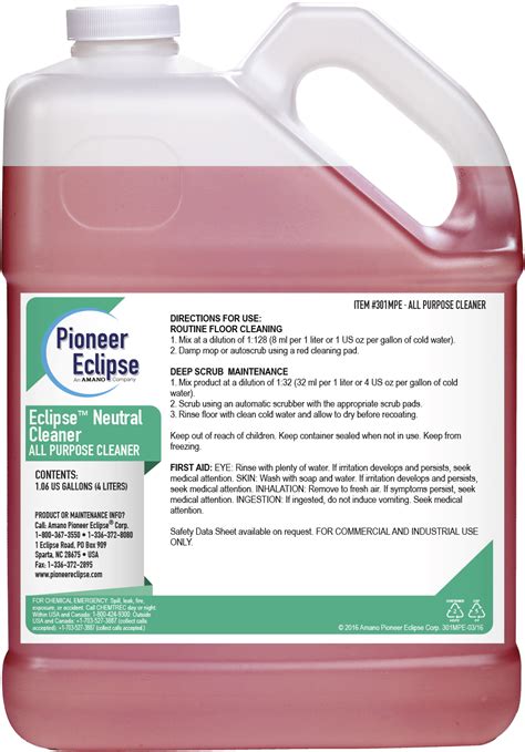 301 Eclipse Neutral All Purpose Cleaner