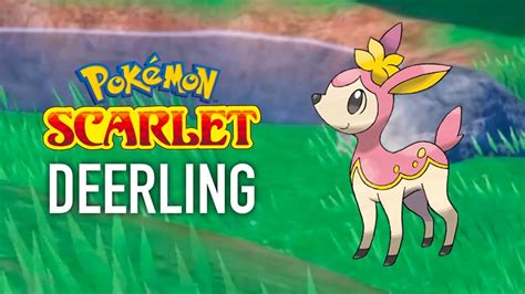 Pokemon Scarlet Catching Deerling Filling The Pokedex Youtube