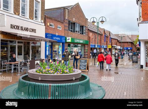 Victoria Street in the town centre of Crewe Cheshire UK Stock Photo - Alamy