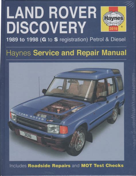 Land Rover Discovery Repair Manual 1989 1998 Workshop Car Manuals Repair Books Information