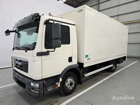 MAN TGL 12 220 EURO 5 MANUEL AIRCO Box Truck For Sale Belgium Genk