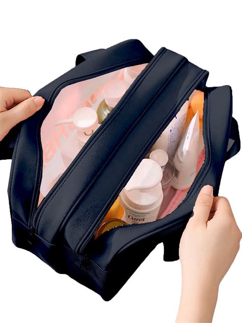 Bolsa Necessarie Transparente WashBag Impermeável