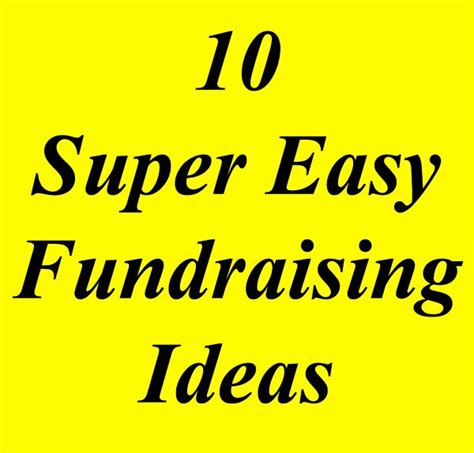 10 Super Easy Fundraising Ideas Artofit