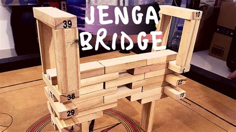 How To Make Jenga Bridge Youtube