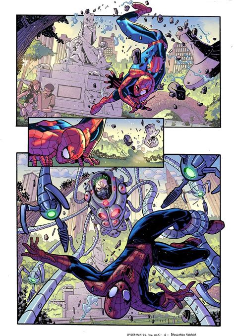 Spider Man Pages Sample Colors Maksim Strelkov Spiderman Art