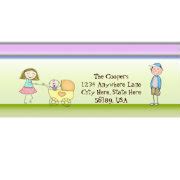 Custom Cute Family Return Address Labels | Zazzle