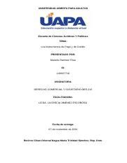 Derecho Comercial Y Societario Tarea 4 Docx UNIVERSIDAD ABIERTA PARA