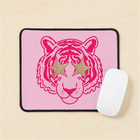 Preppy Pink Tiger Sticker For Sale By Gdm123 Redbubble