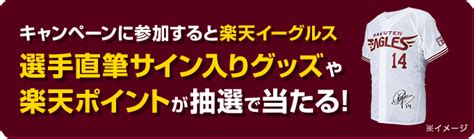 【super Point Screen】選手直筆サイン入りグッズ当たる！楽天イーグルス感謝祭キャンペーン │ 楽天スーパーポイントスクリーン